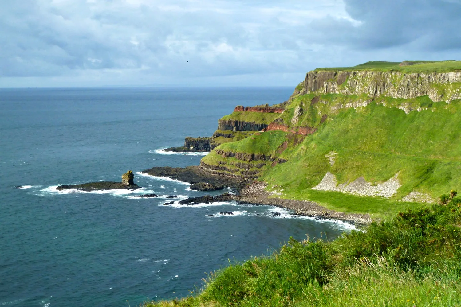 Les falaises de la côte d'Antrim